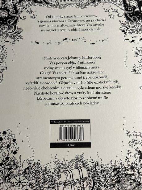 Stratený oceán - vymaľovanky,