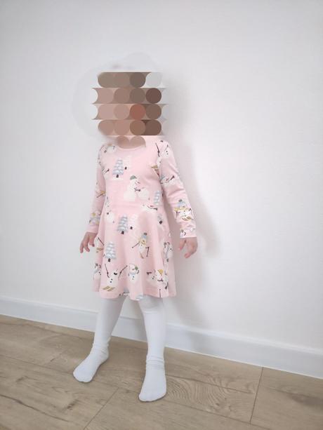 Bavlnené šaty lindex snehuliaci, vel. 92, lindex,92