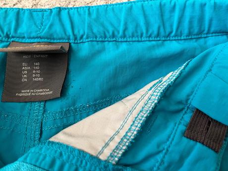 Funkčné kraťasy jack wolfskin, jack wolfskin,140