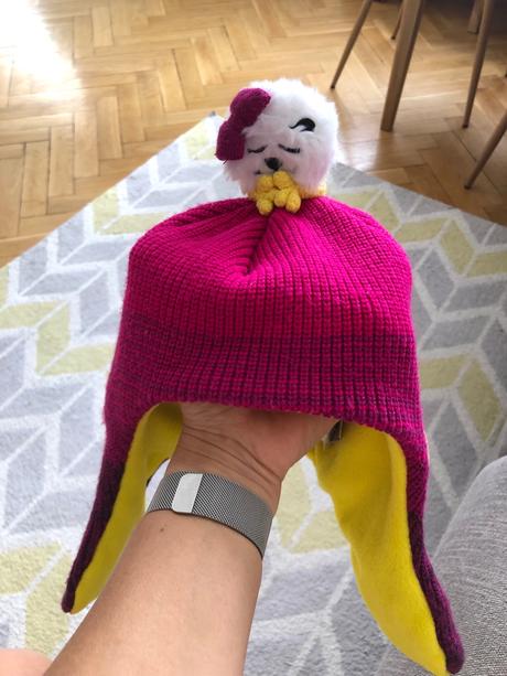 Ciapka pre dievcatko, na zimu, vel. 51-56 cm, wedze,56