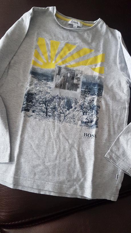 Set flanelova kosela a tricko hugo boss s dlhym ru, hugo boss,128