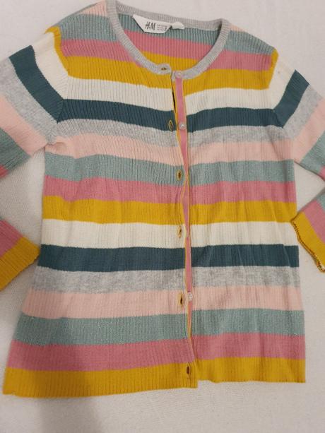 Pestrofarebný svetrík, h&m,122