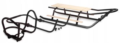 Sánky s kompletným vybavením rukávnik zadarmo ružo,