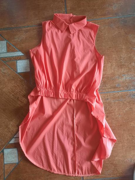 Extravagantna letna bluzka, tunika, s