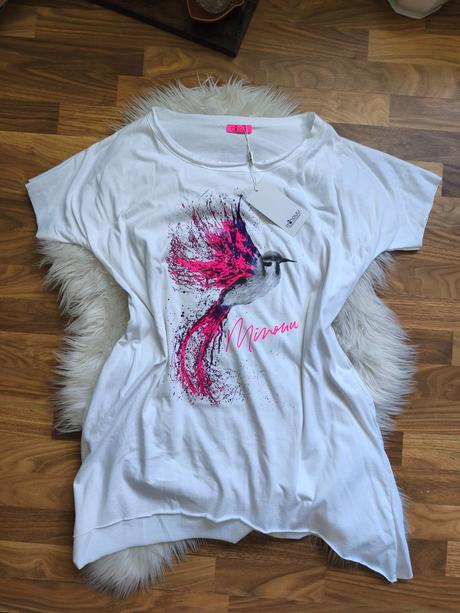 Dámske štýlové oversize tričko minou,