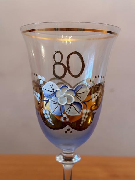 Zdobený jubilejný pohár 80,