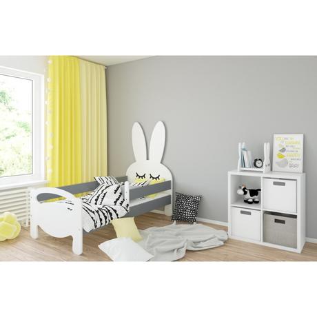 Detská posteľ zajačik komplet,rôzne veľkosti, šírka (cm): 80,dĺžka (cm): 180