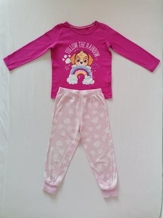 Bavlnene pyzamko 98/104 paw patrol, nickelodeon,98