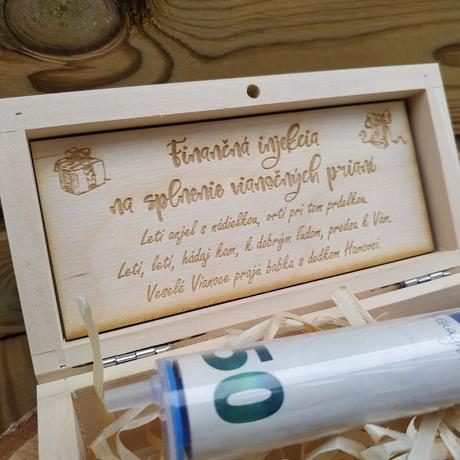 Krabička na peniaze - na vianoce, 