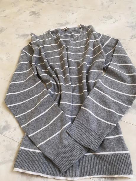 Bavlnený tenší pulóver, l