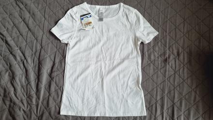 Biele tričko, decathlon,128 / 140