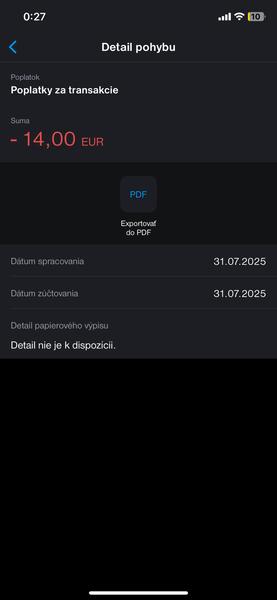 Mesačné poplatky za transakcie v Tatra banke. Máte podobnú skúsenosť?