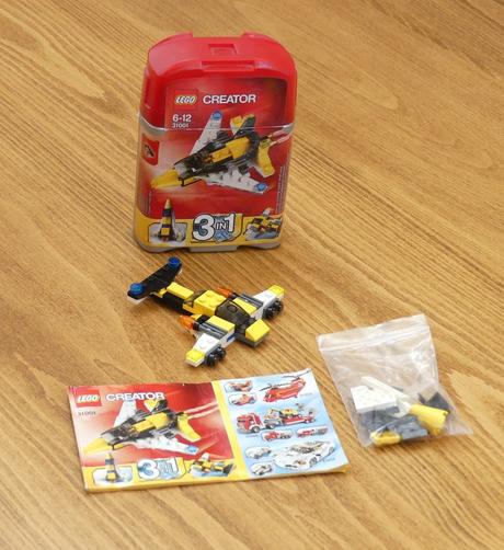 Lego creator 31001 mini tryskáč, 3 v 1, 