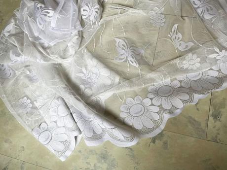 Záclona na prešitie,