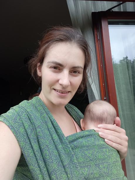 Bavlnená šatka na nosenie detí mokosh wrap, mokosh