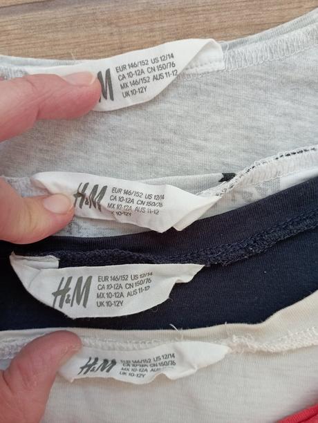 Letné tielka h&m (výborný stav), h&m,146