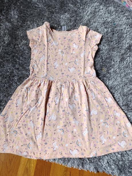 Šaty takko 128 s krátkym rukávom, takko,128