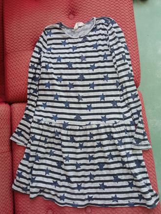 Hviezdičkové šaty, h&m,134