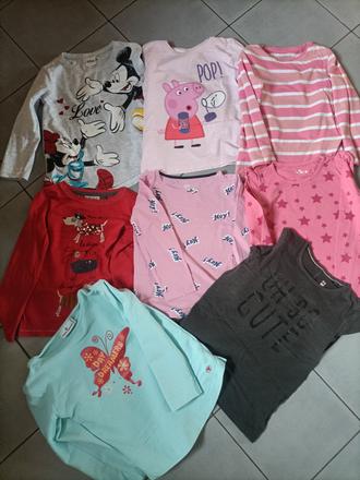 Balík tričiek s dlhým rukávom, 110