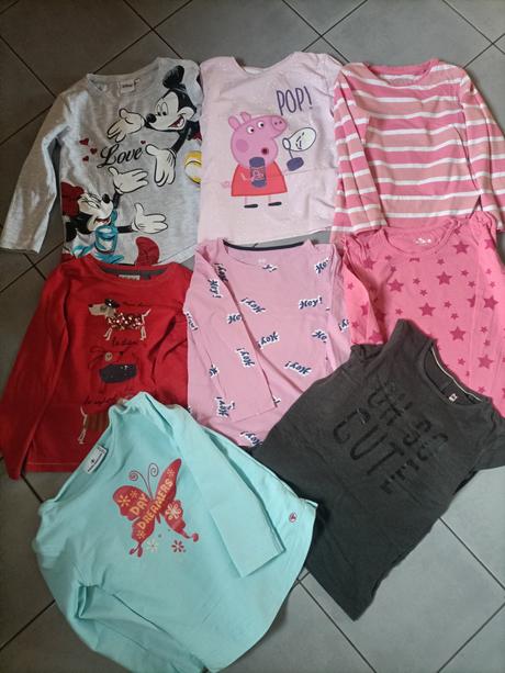 Balík tričiek s dlhým rukávom, 110