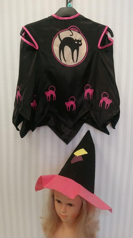 2dielny kostým čarodejnica s klobúkom bruja, 80-92, 