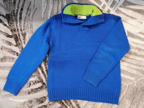 Pletený pulóver h&m č. 122-128, h&m,128