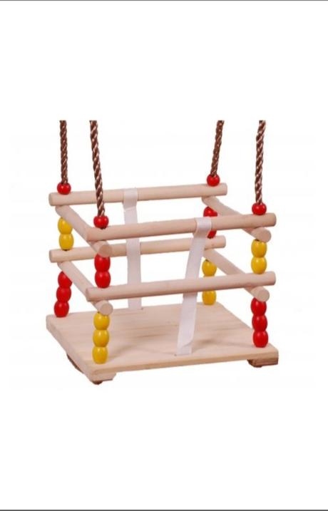 Drevená detská hojdačka, 