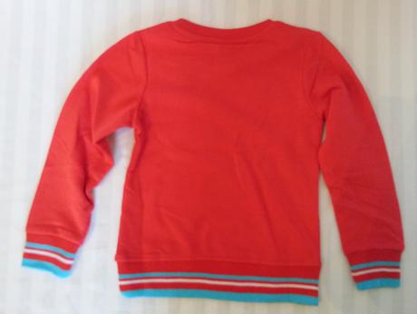 Detská červená mikina speed team, n-feel, 128 cm, 128