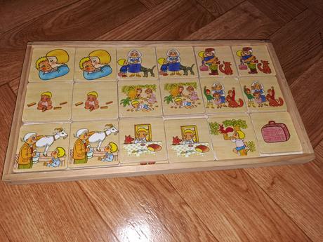 Predám drevené puzzle, 