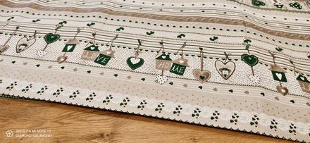 Dekoračná látka - home love - cena za 10 centimetr, 