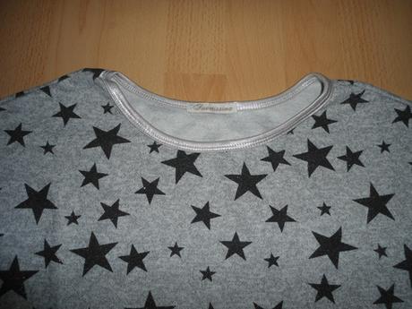 Sive tricko s hviezdami, s