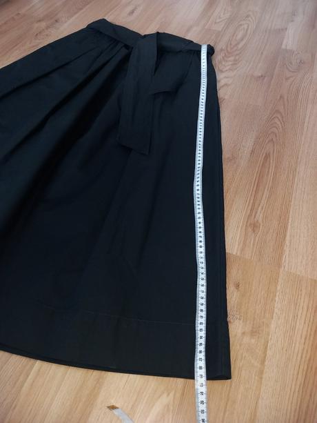 Čierna midi sukňa reserved 40/42/l, reserved,l