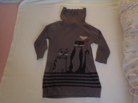 Rolák šedý s mačičkami, palomino,98