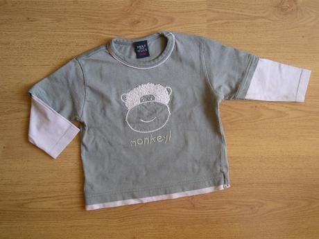 Tričko s opičkou, 12-18m, next,86