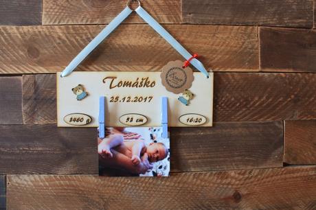 Tabuľka s údajmi o narodení , 