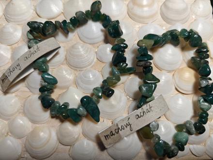 Náramky machovy achat, 