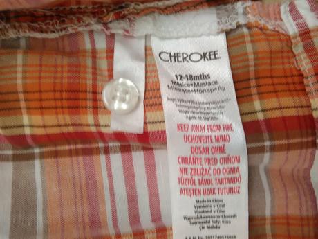 Kosela s kratkym rukavom, cherokee,86