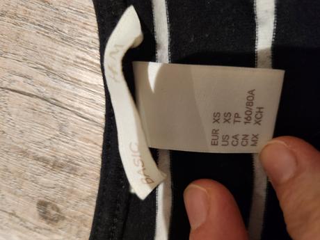 Šaty hm xs, h&m,xs