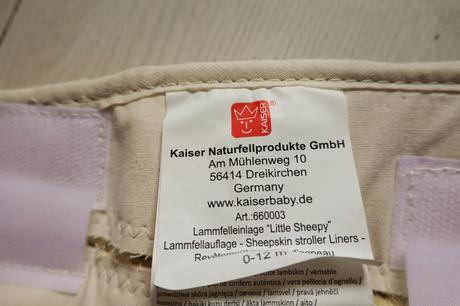 Fusak kaiser s vložkou z ovčieho rúna, kaiser