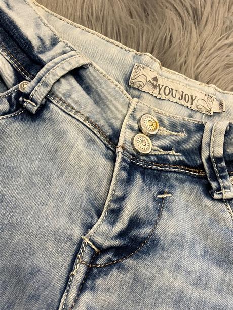 Dievčenské rifľové šortky, 158