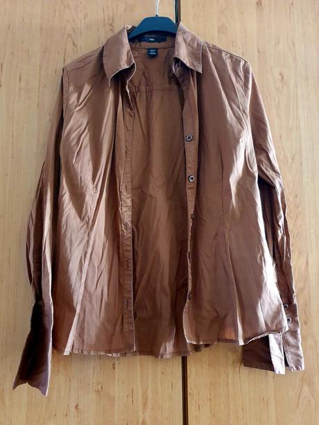 Kosela prirodny hnedy odtien, h&m,34