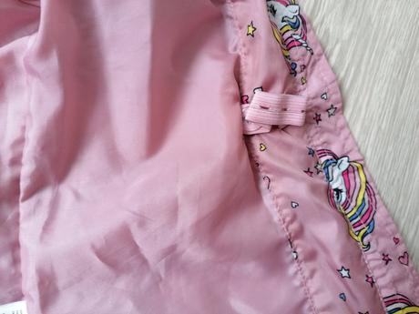 Vetrovka s kapucňou jednorožce, h&m,98