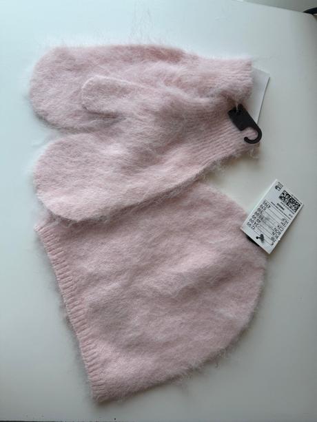 Set hm ciapka a rukavice uni, h&m,m / s