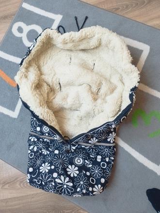 Zimný fusak s ovčím rúnom, 