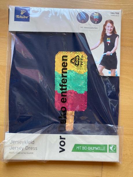 Tchibo saty 146/152 s flitrami, 146