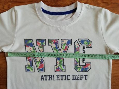 Tričko s nápisom n y c, veľkosť 116 cm, 116