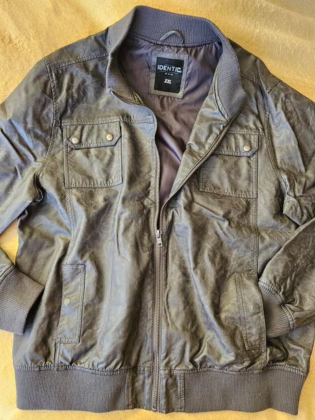 Koženková pánska bunda identic, xxl
