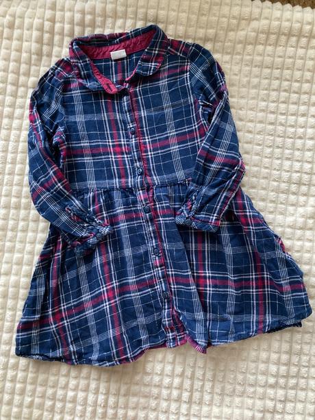 Košeľové šaty, h&m,92