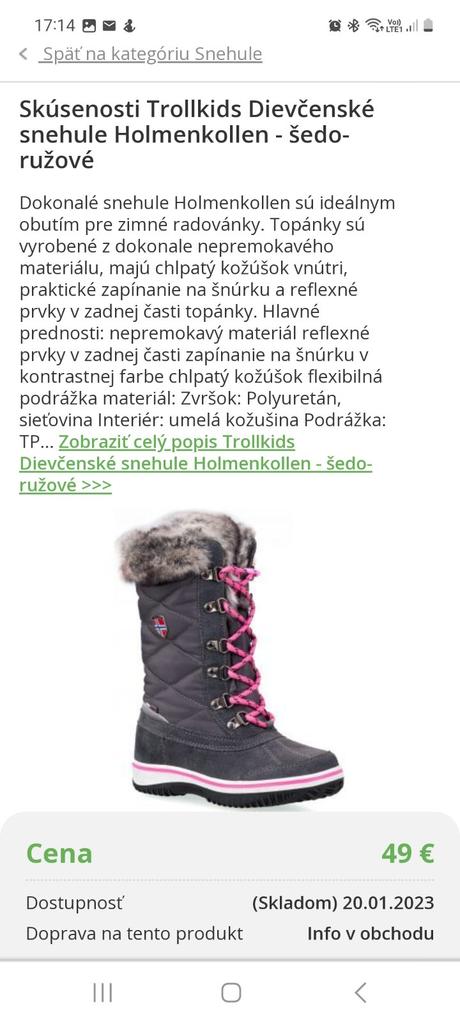 Zimné čižmy trollkids, 33