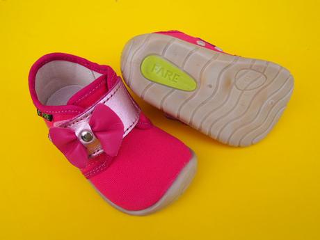 Detské plátenky fare bare barefoot, fare,21 / 22